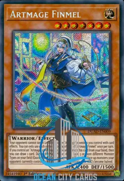 Yugioh Artmage Finmel DUAD-EN009 Secret Rare 1st Edition - Image 5