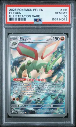 Flygon 101 Pokemon Pfl En-Phantasmal Flames - PSA GEM MT 10 - Image 1