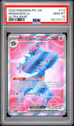 Mismagius Ex 112 Pokemon Pfl En-Phantasmal Flames - PSA GEM MT 10 - Image 1