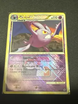 Pokemon TCG Crobat - 14/95 (League Promo) Reverse Holo LP Condition - Image 1
