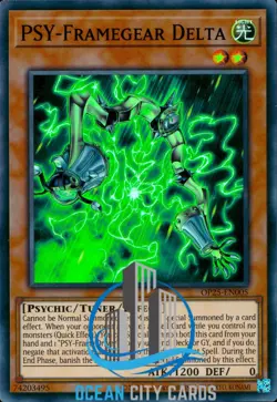 Yugioh PSY-Frame-gear Delta Super Rare OP25-EN005 - Image 1