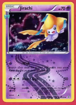 Jirachi Pokemon XY Generations Radiant Collection RC13/RC32 Holo - MP - Image 1