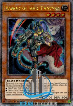Yugioh Vanquish Soul Pantera RA04-EN044 Quarter Century Rare 1st Edition - Image 3