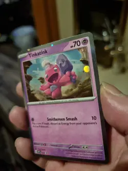 Tinkatink SVPen 025 (Cosmos Holo) Black Star Promo - Pokemon TCG [Near Mint] - Image 1