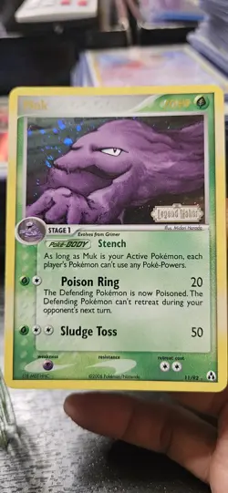 Muk Pokemon Legend Maker 11/92 Rare Reverse Holo Stamped - Image 1