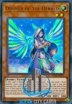 Yugioh Diviner of the Herald BLTR-EN072 Ultra Rare 1st Edition - Image 3