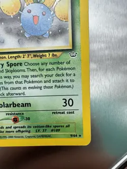 Pokemon Jumpluff 09/64 Neo Revelation Holo Rare Stage 2 English LP TO MORE MP - Image 4