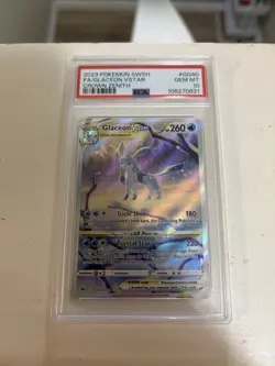 Pokemon TCG Glaceon VSTAR Crown Zenith GG40/GG70 PSA 10 Gem Mint - Image 1