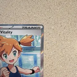Pokemon TCG Misty's Vitality Full Art Holo Trainer-Supporter PBLEN 111/084 - Image 3