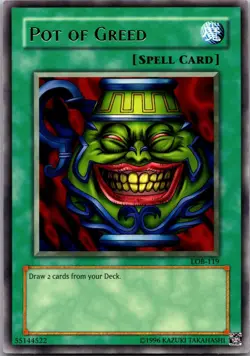 Pot of Greed LOB-119 The Legend of Blue Eyes White Dragon Yu-Gi-Oh Unlimited LP - Image 1
