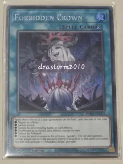 Forbidden Crown Secret Rare BFRO-EN067 EU Print YuGiOh - Image 1