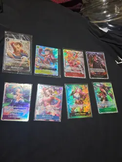 One Piece Assorted 8 Card Lot (2 Sealed Promos) - Image 1