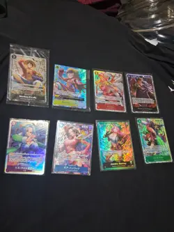 One Piece Assorted 8 Card Lot (2 Sealed Promos) - Image 2