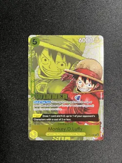One Piece TCG Monkey D Luffy P-106 Winner Pack Vol 2 Promo Card - English NM - Image 1