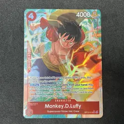 One Piece TCG Legacy Of The Master Monkey D Luffy OP12-015 SR Alt Art English - Image 1
