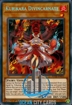 Yugioh Kurikara Divincarnate POTE-EN031 Secret Rare 1st Edition - Image 1