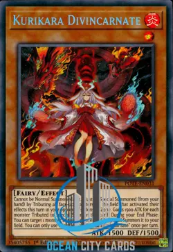 Yugioh Kurikara Divincarnate POTE-EN031 Secret Rare 1st Edition - Image 3