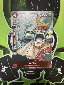 Franky ST01-010 C Parallel Alt Art 25th Anniversary One Piece Card English NM - Image 1
