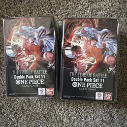 (Lot of 2) One Piece op-16 Double Pack Set Vol 11 Factory Sealed - Image 1