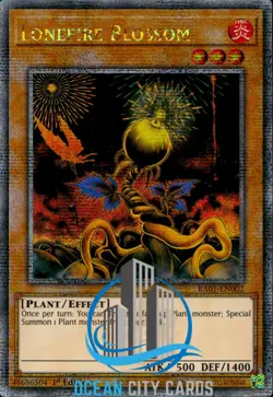 Yugioh Lonefire Blossom RA01-EN002 Quarter Century Rare 1st Edition - Image 3