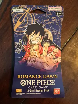 One Piece OP-01 Romance Dawn Sleeved Booster / Blister Pack (ENGLISH) – SEALED - Image 1