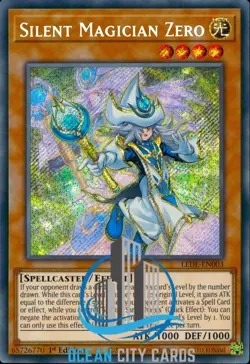 Yugioh Silent Magician Zero LEDE-EN003 Secret Rare 1st Edition - Image 5