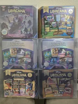 Disney Lorcana D100 Gift Set Collector’s Edition, First Chapter Gift Set Lot - Image 1