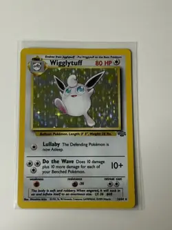Pokemon Card - Wigglytuff Jungle 16/64 Holo Rare - LP - Image 1
