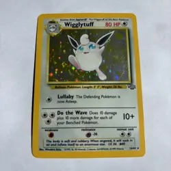 Pokemon Card Wigglytuff Holo Jungle 16/64 WOTC 1999 Vintage Rare LP - Image 1