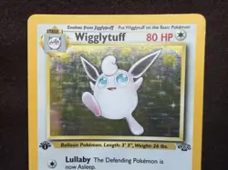 1999 Pokemon TCG Wigglytuff Jungle 1st Edition 16/64 Holo Rare (LP) - Image 3