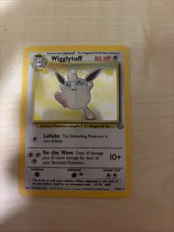1999 Pokemon Jungle Wigglytuff Holo 16/64 WOTC LP Vintage - Image 5