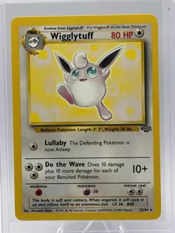 Pokemon TCG Wigglytuff Jungle 32/64 Non-Holo Card LP - Image 1