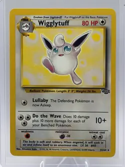 Pokemon TCG Wigglytuff Jungle 32/64 Non-Holo Card LP - Image 2