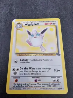 🎶 Pokemon TCG Wigglytuff 32/64 Jungle - Non-Holo Rare - Vintage WOTC LP/MP 🎶 - Image 2