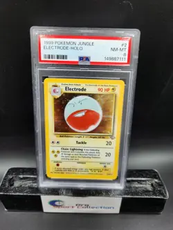 1999 POKEMON JUNGLE ELECTRODE-HOLO #2 PSA 8 NM-MT VINTAGE WOTC - Image 1