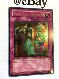 YUGIOH - GOBLIN OUT OF THE FRYING PAN - SOI-EN059 - 1ST ED - ULTIMATE RARE - NM - Image 2