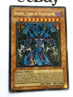 YUGIOH - RAVIEL, LORD OF PHANTASMS - 1ST ED - SOI-EN003 - ULTRA RARE - GOOD - Image 2