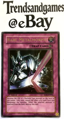 YUGIOH - RARE METALMORPH - 1ST ED - RDS-EN052 - ULTIMATE - EXC - RISE OF DESTINY - Image 1