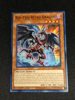 Yugioh - Red-Eyes Retro Dragon LDS1-EN009 1st Edition Common NM - Image 1