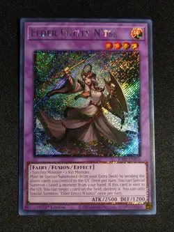 Yugioh - Elder Entity N'tss RA01-EN026 1st Platinum Secret Rare NM - Image 1
