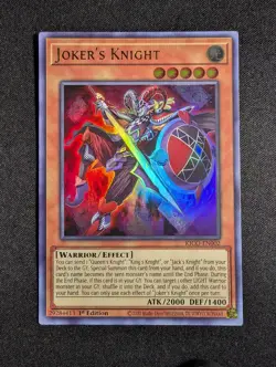 Yugioh - Joker's Knight KICO-EN002 1st Edition Ultra Rare NM - Image 1