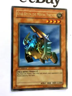YUGIOH - GEAR GOLEM THE MOVING FORTRESS - 1ST ED - ULTRA - NEAR MINT - AST-018 - Image 2