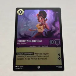 Dolores Madrigal 51/204 Disney Lorcana Fabled Common Cold Foil Card NM - Image 1