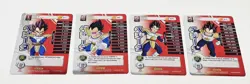 4 Dragon Ball Z TCG Panini Vegeta Starter Personality Hi Tech FOIL Card S1-S4 - Image 1