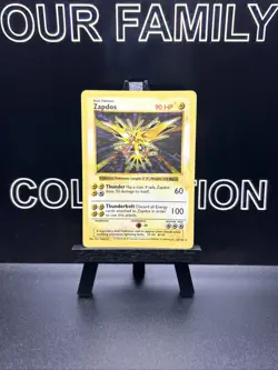 Zapdos Holo 16/102 Base Set 1999 Shadowless MP Pokemon TCG Card - Image 1