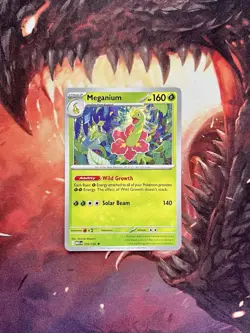 Meganium 010/132 Pokemon MEGA EVOLUTION Non-Holo Build & Battle Exclusive Card - Image 2