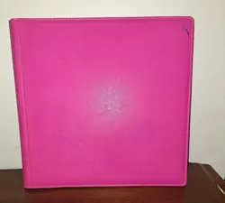 Dex Protection- 12 pocket CARD BINDER -PINK- MTG * Pokemon - Image 1