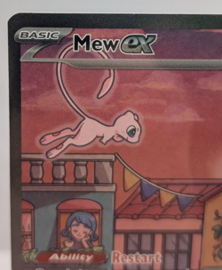 Pokemon TCG Mew ex SVP 053 Scarlet Violet 151 UPC Promo Full Art Card - Image 2