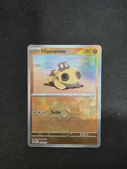 HIPPOPOTAS - 052/131 - MASTERBALL PATTERN - PRISMATIC EVOLUTIONS - POKEMON CARD - Image 1