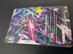Gundam Card Game Justice Gundam GD01-066 LR+ Alt Art NM - Image 2